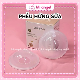  Phễu Hứng Sữa Silicon Cmbear Babuu Có Nút tiện lợi cho mẹ 