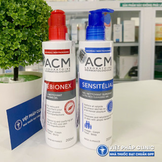Sữa Rửa Mặt ACM Cho Da Mụn, Da Nhờn ACM Sebionex Cleansing Gel
