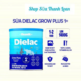 [HSD T12-2026] [Mẫu Mới] Sữa Bột Dielac Grow Plus 1+ HT 1400g (Sữa Non).