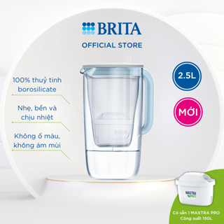 Bình lọc nước BRITA  thủy tinh Glass Jug One (có sẵn 1 lõi Maxtra Pro)