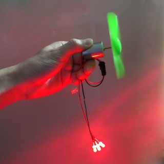 Máy phát điện mini tuabin gió V2 - mô hình giáo cụ, STEM, sáng tạo điện gió năng lượng tái tạo