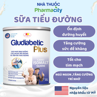 Sữa Tiểu Đường Kiểm soát đường huyết cho người Tiểu Đường Gludiabetic Plus Chính Hãng