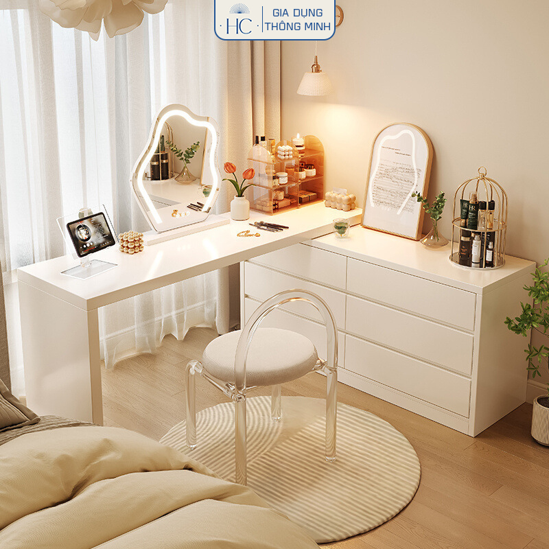 Bàn trang điểm đa năng thiết kế hiện đại kết hợp các ngăn tủ tiện ích thương hiệu HC - HP305/HP325