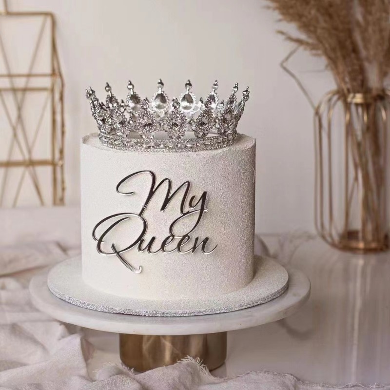 5 Meka My Queen -Phụ kiện sinh nhật, Trang trí bánh sinh nhật, bánh kem, bánh gato