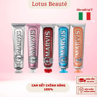  Hàng Công Ty Kem Đánh Răng Marvis Loại Bỏ Mảng Bám Vết Ố Vàng Làm Trắng Răng   75ml 85ml   