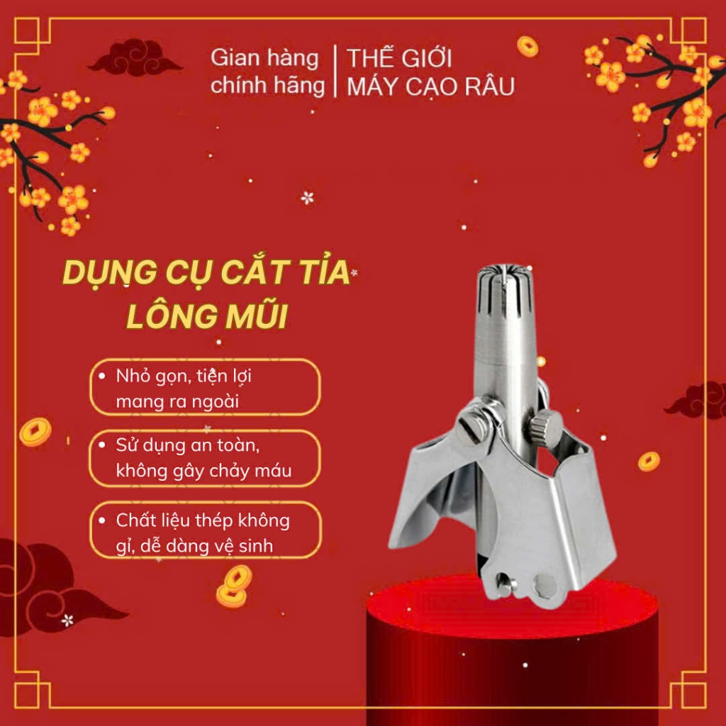 Dụng cụ cắt tỉa lông mũi  sắt cho nam
