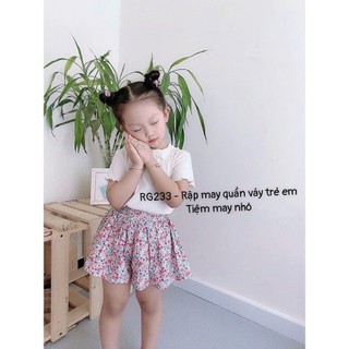 RG233_Rập giấy may quần váy bé gái