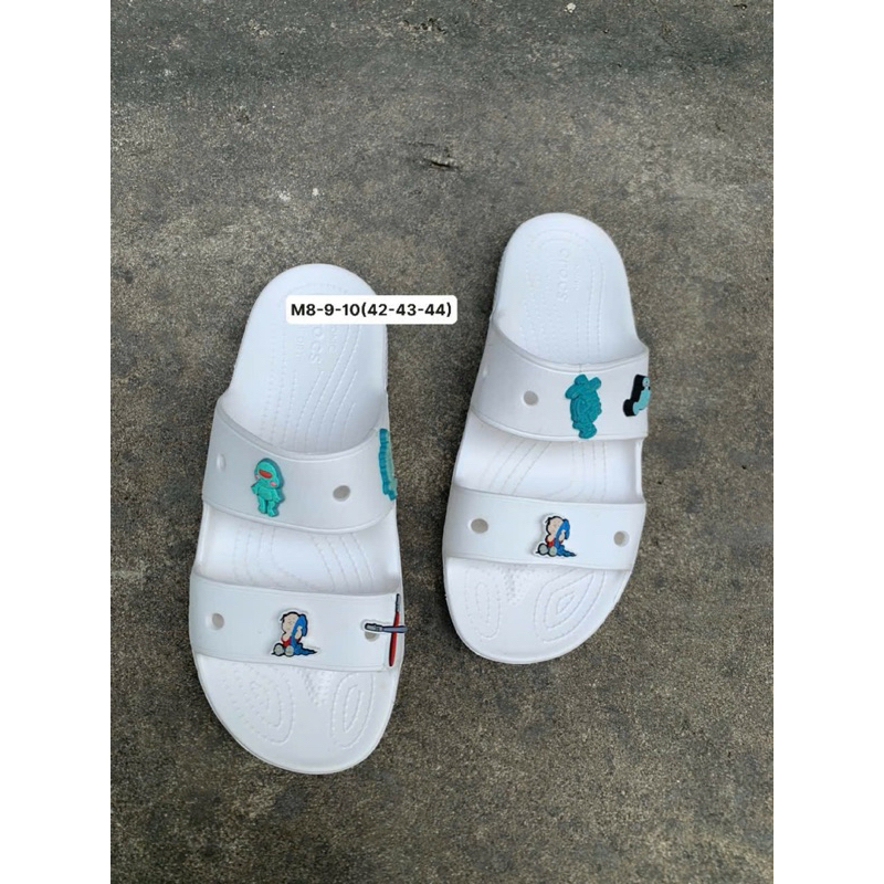 DÉP CROCS HAI QUAI (Chính hãng lỗi cắt)