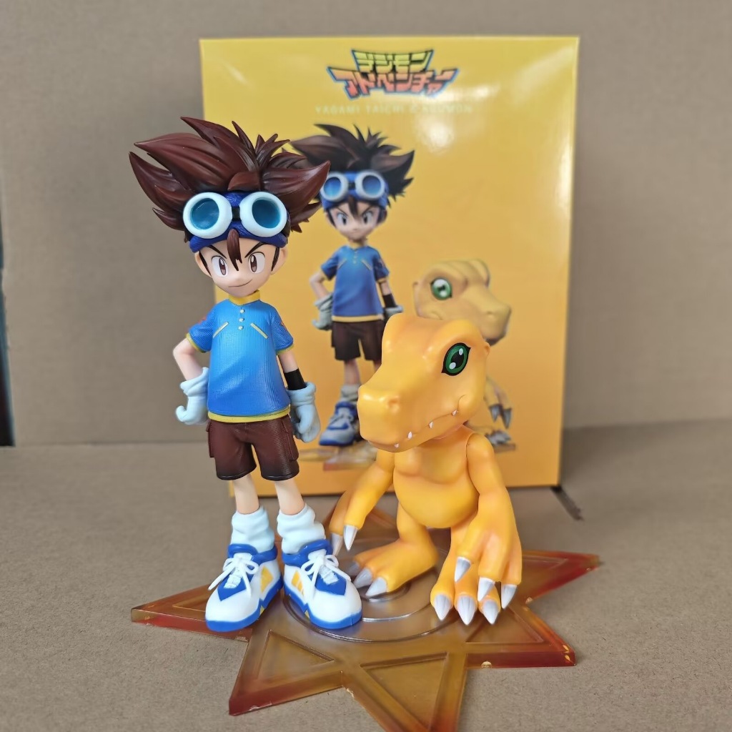 DIGIMON🔥TAICHI TAI AGUMON 16cm🔥ACTION FIGURE TOYS STATUES💥