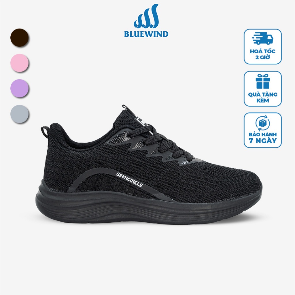 [TĂNG SIZE] Giày Thể Thao Nam Nữ Siêu Nhẹ BLUEWIND Semi-Circle Êm Chân, Thoáng Khí Chạy Bộ Hiệu Quả 68380