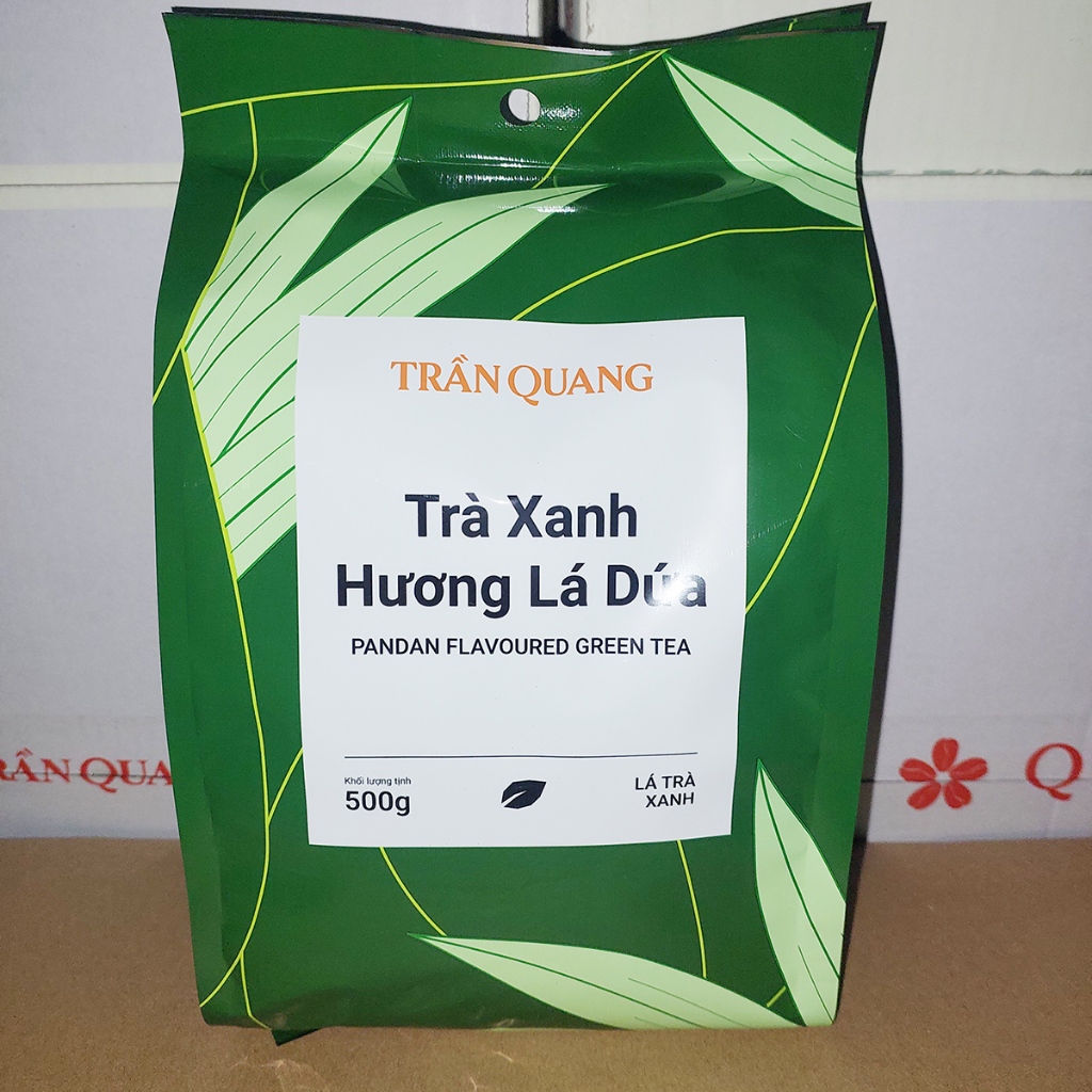 Trà sâm Dứa Trần Quang bịch 500g - Pandan Flavoured Green Tea