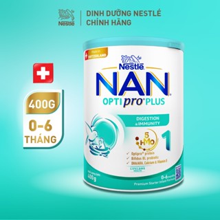 [LÔ MỚI] Sữa Bột Nestlé NAN OPTIPRO PLUS 1 400G/lon với 5HMO Sản Xuất tại Thụy Sĩ