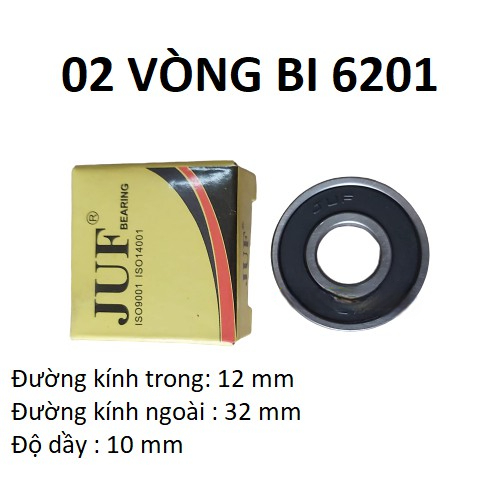 02 vòng bi 6201 JUF chất lượng cao