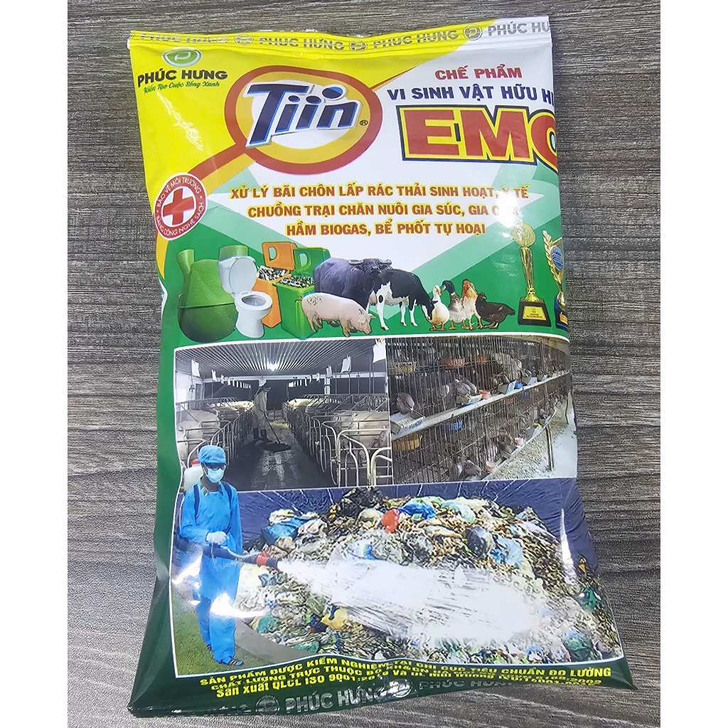 Chế phẩm vi sinh xử lý rác hữu cơ EMC