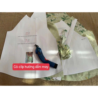RN831_Rập giấy may áo kiểu raglan nữ