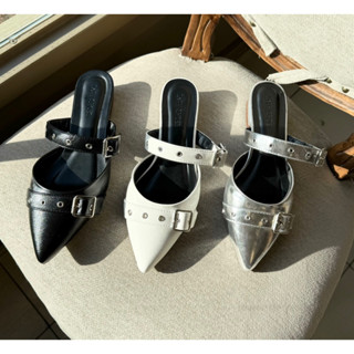 Sục 2 quai đục lỗ gót vuông cao 2cm bigsize