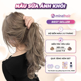 Thuốc nhuộm tóc Màu Nâu Sữa Ánh Khói - Không Cần Tẩy Tóc - Minzihair, Minzihair HCM