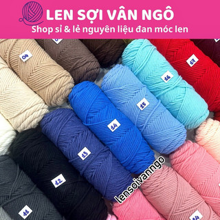 Len cotton love (len ống nội địa 3mm) (cuộn 100gr) (26292)