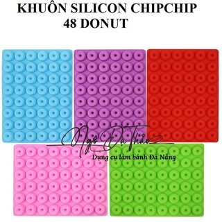 Khuôn sillicone kẹo dẻo / chipchip donut 48 ( DANANGBAKINGTOOL 2501.406 )