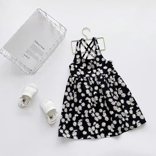 RG183_Rập giấy may đầm maxi hở lưng trẻ em