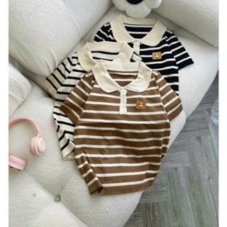 ÁO LEN QUẢNG CHÂU POLO HUY HIỆU GẤU [TNT SHOP BIGSIZE]