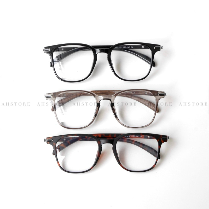 Gọng kính cận thời trang nam nữ AHSTORE dáng vuông bầu dễ đeo phù hợp với nhiều khuôn mặt