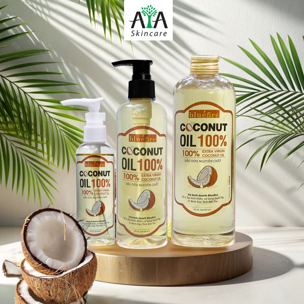 Dầu Dừa nấu thủ công nguyên chất  Bluefire -  Dầu Dừa Nấu Nguyên Chất