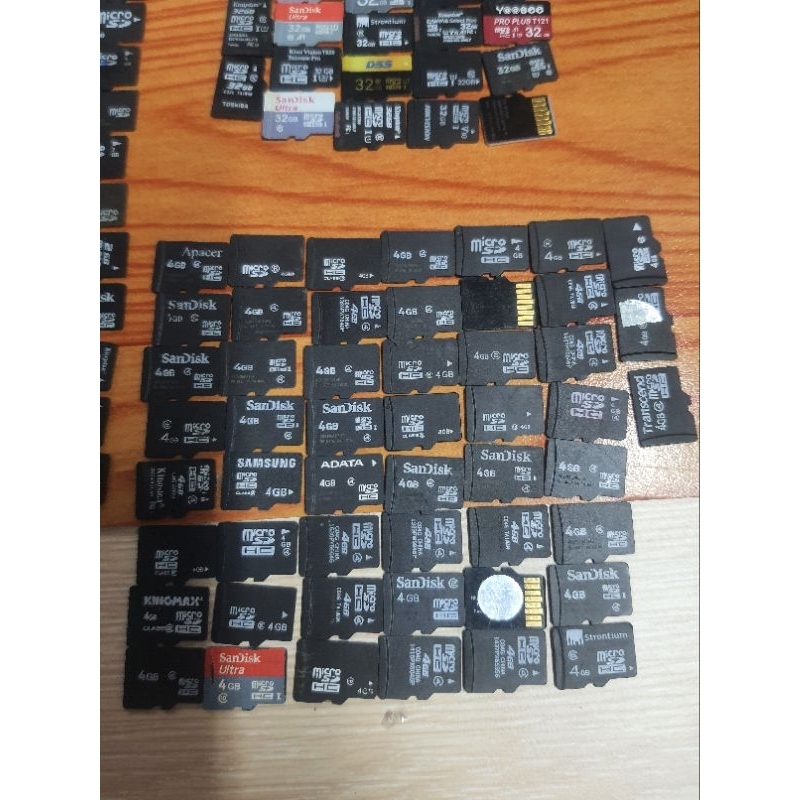 Thẻ Nhớ cũ 2gb,4gb,8gb,16gb( thẻ nhớ mucro SD) [bán buôn].bảo hành 12 tháng