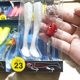 Mồi Câu Cá Chẻm Mồi Câu Lóc Mềm Dẻo Đầu Jig Xịn Lưỡi BKK Siêu Bén BigBass
