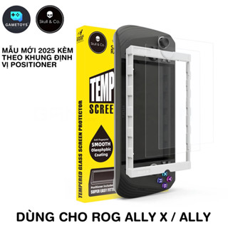  Combo 2 kính Cường Lực thương hiệu Skull & Co Cao Cấp 2.5D mỏng 0.26mm Cho ASUS ROG Ally ROG Ally X 