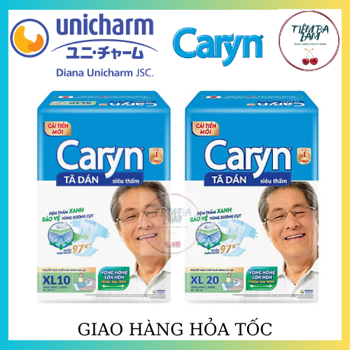 Tã Dán Caryn Siêu Thấm size XL10-XL20