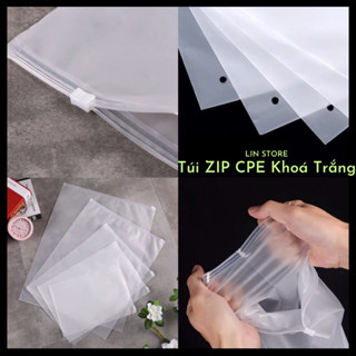 1 Kg - Túi Zip Khóa Kéo CPE Mờ Đựng Quần Áo GIày Dép Tiện Dụng - Có Lỗ Thông Hơi