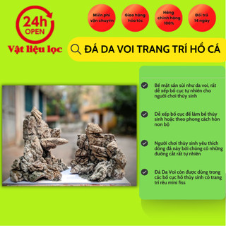 Đá Da Voi trang trí hồ cá