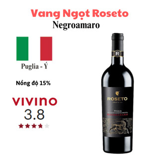  Rượu Vang Ngọt Ý Roseto Negroamaro Puglia Nhập Khẩu - Rượu vang Ý - TheBestWine 