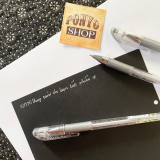 ✨ Bút nhũ bạc trang trí sổ Scrapbook (giấy đen/ giấy bìa màu)