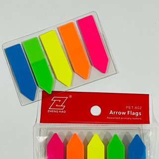 LỐC 10 XẤP Giấy đánh dấu trang 5 màu mũi tên