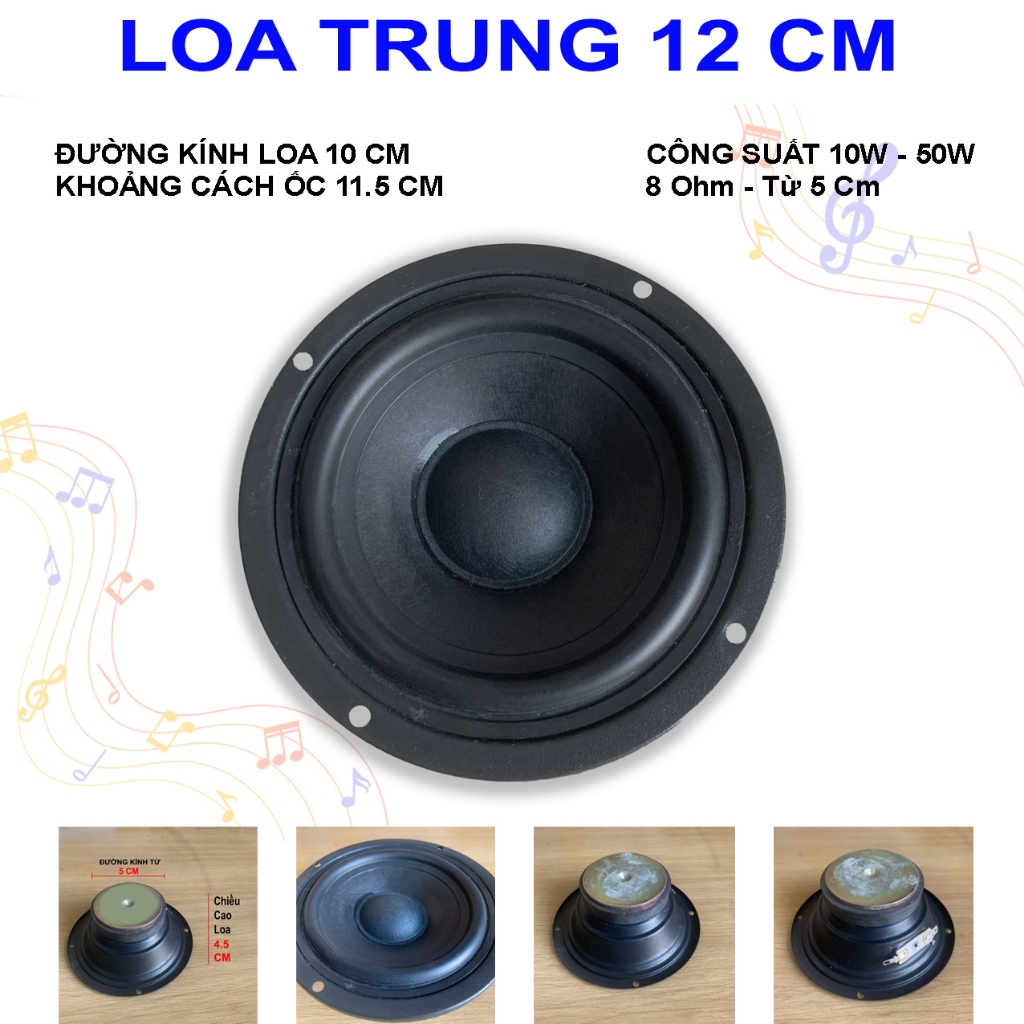 Loa trung mid 12 cm chất lượng cao