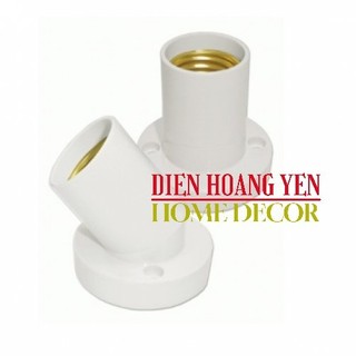5 ĐUI ĐÈN E27 ĐA NĂNG XOAY 45% có thể là đui đứng có thể là đui xéo