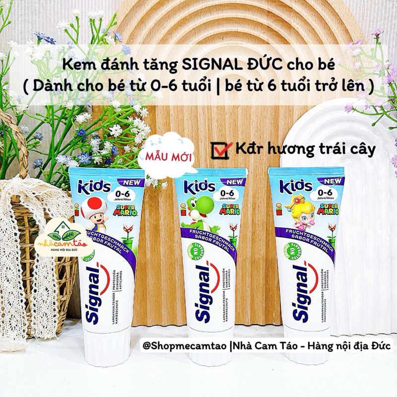 KEM ĐÁNH RĂNG SIGNAL Đức cho bé từ 0 đến 6 tuổi - 75ml