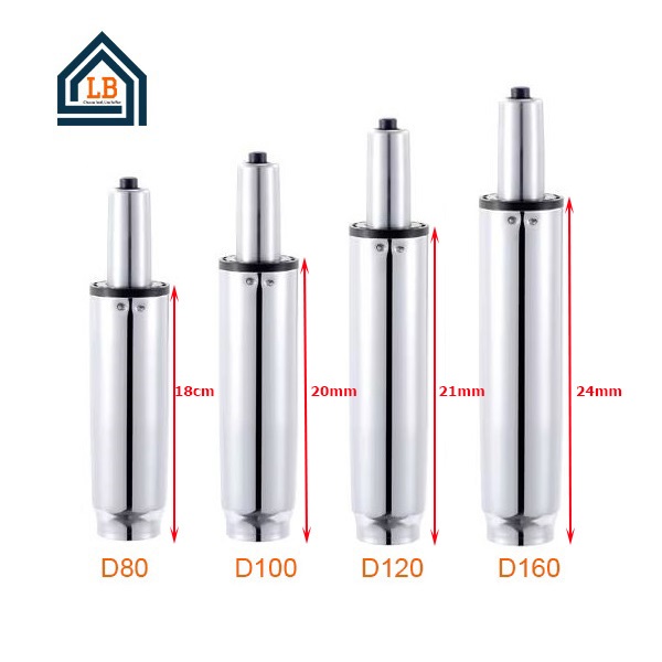 Ben hơi/ Ống hơi/ Piston ghế xoay văn phòng (mạ chrome) (hàng loại 1)