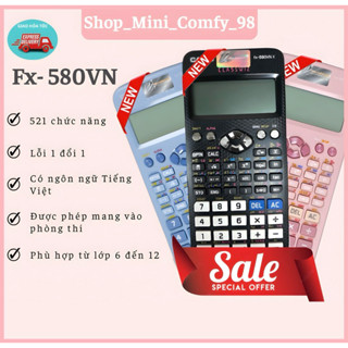 Máy Tính FX580VN X có Tiếng Việt, dành cho học sinh cấp 2,3 - [Lỗi 1 đổi 1]