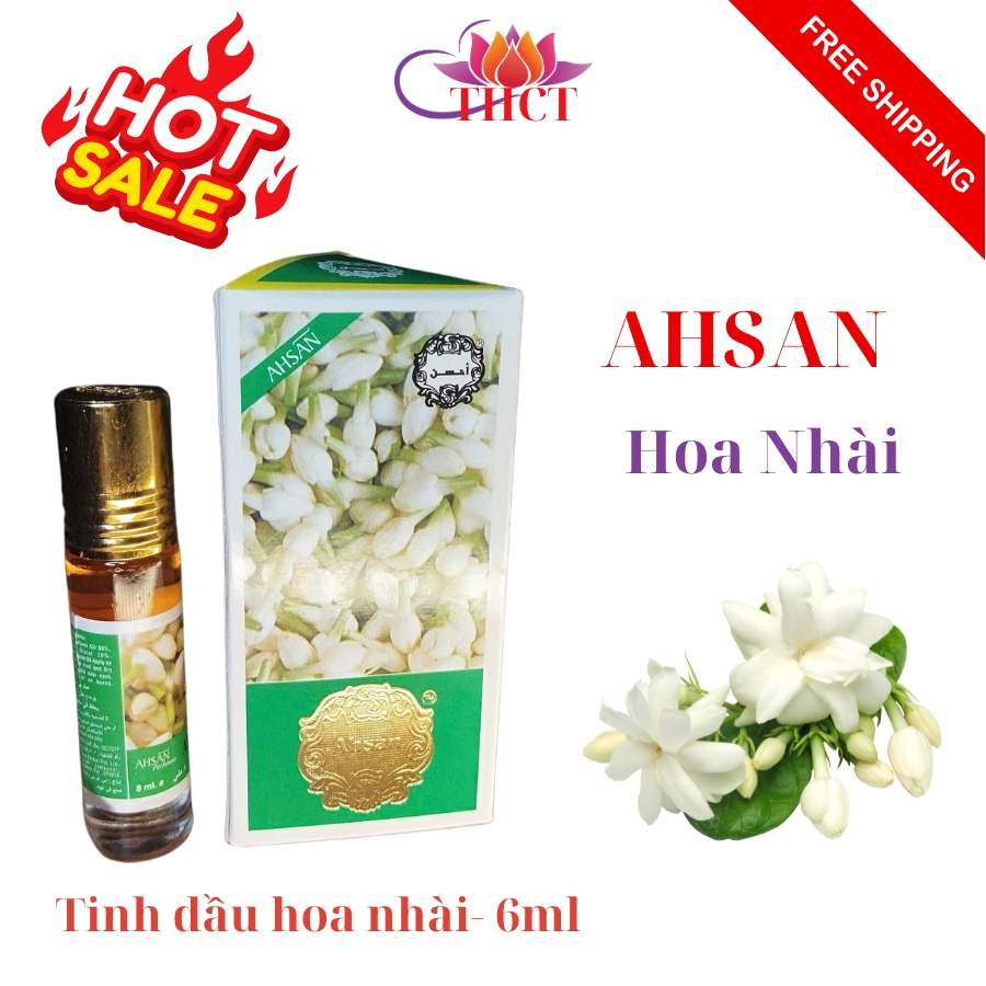 Tinh dầu cao cấp hoa nhài - Ahsan Ấn Độ