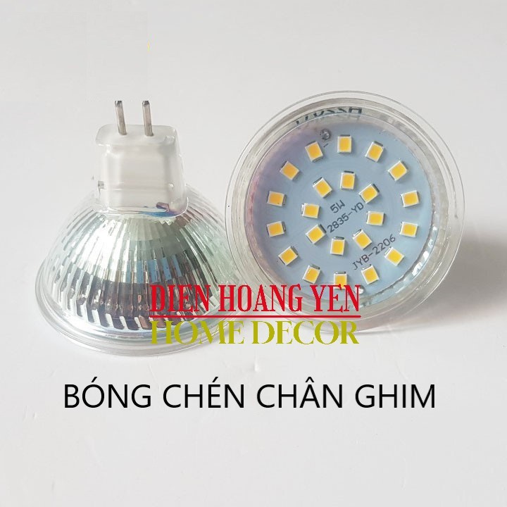 Đèn led chén 5w chân ghim nhiều led - LED MSD