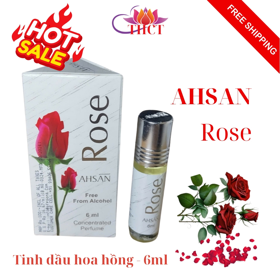 Tinh dầu cao cấp hoa hồng - Ahsan Rose