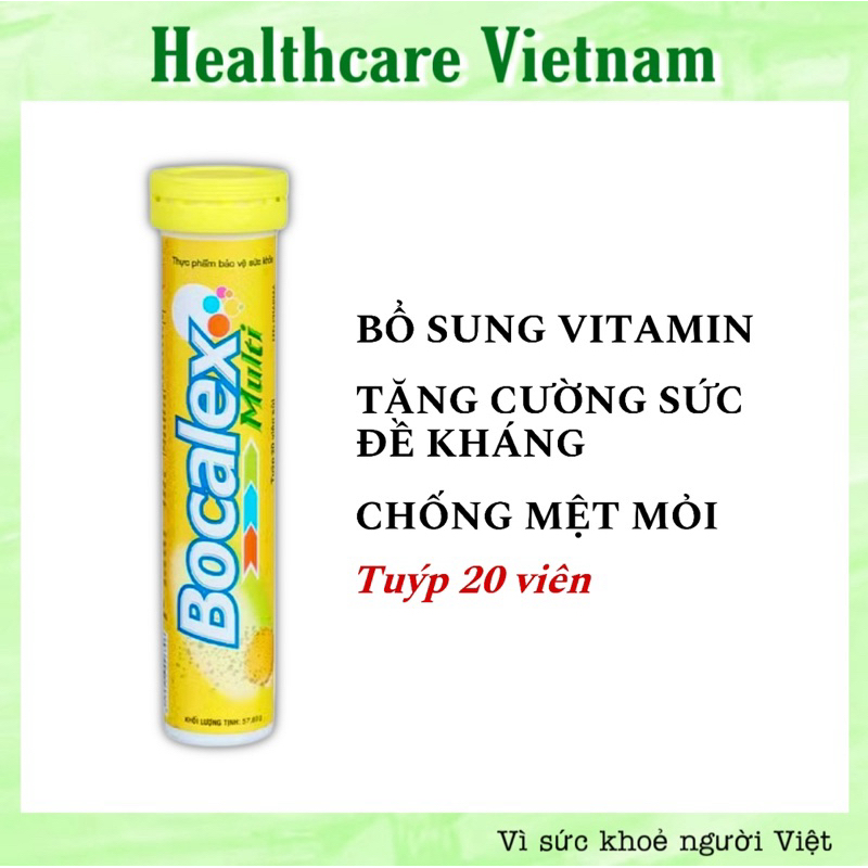 Tuýp 20 Viên Sủi Bocalex Multi Bổ Sung Vitamin Cho Cơ Thể