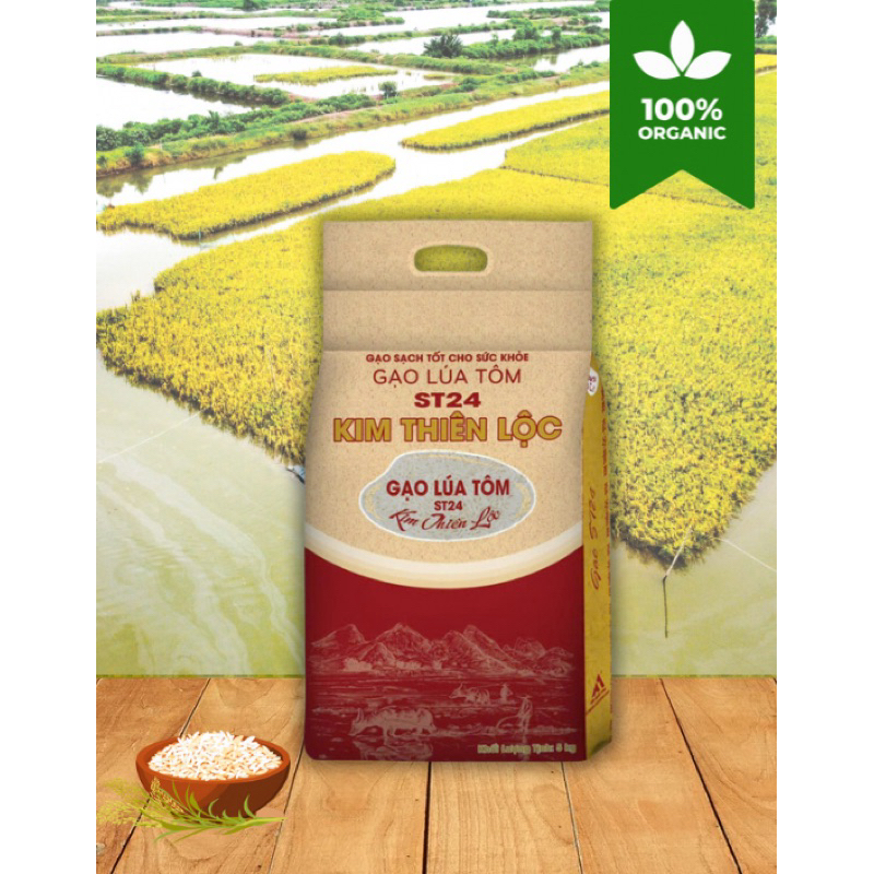 Gạo ST24 Lúa Tôm 5kg