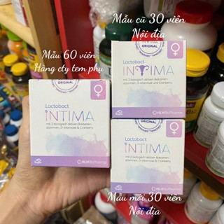[Hàng CTY] Viên uống men vi sinh phụ nữ Lactobact Intima cân bằng vi sinh tự nhiên sự khỏe mạnh vùng kín - Đức