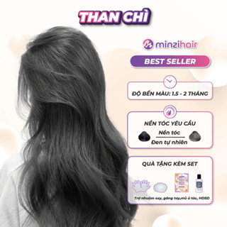 Thuốc nhuộm tóc màu Than Chì - Lên từ nền đen, không cần tẩy tóc - Minzihair, Minzihair HCM