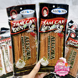 (Combo 10 gói) Snack tăm que cay đen Alouwa, tăm cay đen ăn vặt