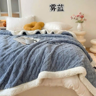 [Hàng Đẹp] Chăn Lông Cừu Tafurong Chất Siêu Mềm Mịn - Chăn Len Lông Cừu Cao Cấp Chỉ 1 KT 2mx2m2